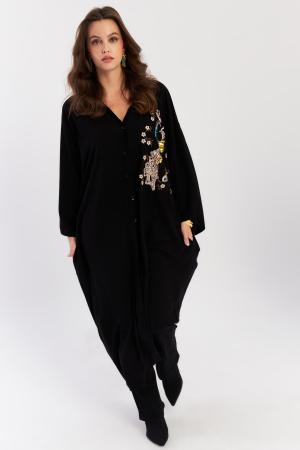 Women's Black Casual Maxi Dress