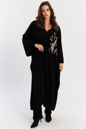 Women's Black Casual Maxi Dress